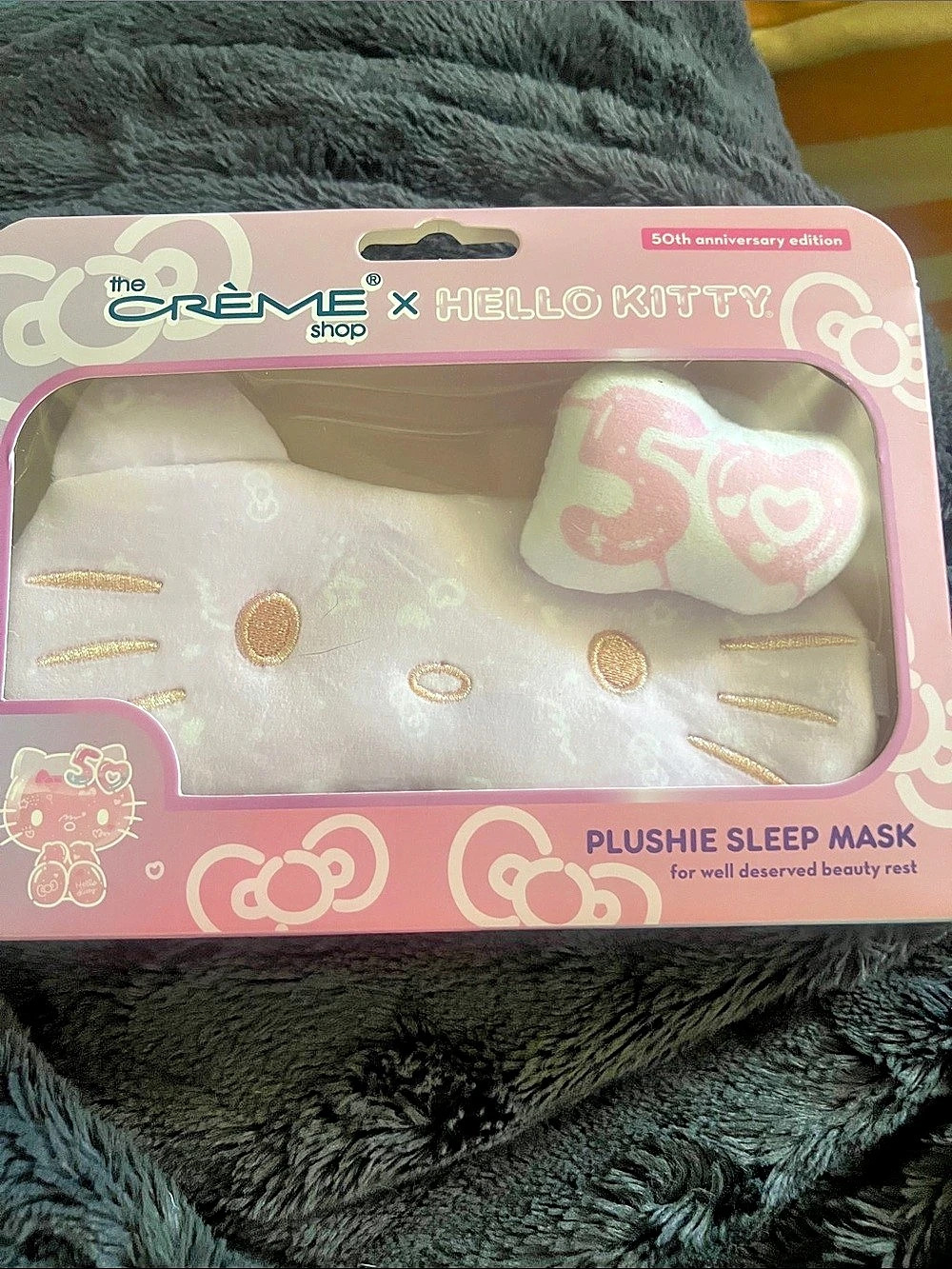 The Crème Shop Hello Kitty Plushie Sleep Mask Sleep Mask NWT - use mine every ni